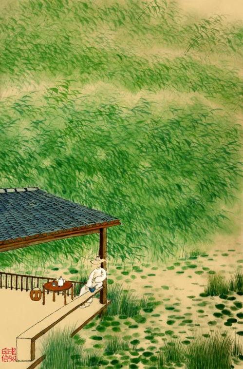 老树画画吃瓜图片,幽默讽刺，引人深思